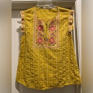 Embroidered blouse- size small from local boutique
